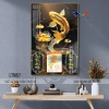 Lịch tráng gương 2.026 Bình Ngọ Cá Chép Tài Lộc - Mẫu mới hiện đại, treo tường 40x60cm, bo viền 9mm, kèm lốc lịch đại, giá chỉ 110.200đ