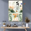 Lịch tráng gương 2.026 Bình Ngọ Hoa Sen - Treo tường 40x60cm, bo viền 9mm, 110k 2
