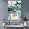 Lịch tráng gương 2.026 Bình Ngọ Hoa Sen - Treo tường 40x60cm, bo viền 9mm, 110k 3