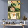 Lịch tráng gương 2.026 Bình Ngọ Hoa Sen - Treo tường 40x60cm, bo viền 9mm, 110k 6