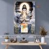 Lịch tráng gương 2.026 Bình Ngọ Phật Quan Âm Bồ Tát, treo tường 40x60, lốc lịch 2