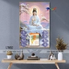 Lịch tráng gương 2.026 Bình Ngọ Phật Quan Âm Bồ Tát, treo tường 40x60, lốc lịch 7
