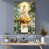 Lịch tráng gương 2.026 Bình Ngọ Phật Quan Âm Bồ Tát, treo tường 40x60, lốc lịch 9