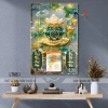 Lịch tráng gương 2.026 Bình Ngọc Chiêu Tài - Hũ tài lộc, treo tường 40x60cm, kèm lốc lịch