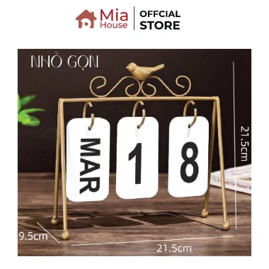 Lịch treo để bàn khung kim loại – Thiết kế hiện đại, giá chỉ 135.000 VNĐ 2