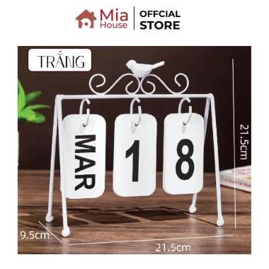 Lịch treo để bàn khung kim loại – Thiết kế hiện đại, giá chỉ 135.000 VNĐ 9