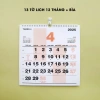 Lịch treo tường 2.026 30x30cm COLOR, lịch âm, ngày lễ VN, sticker note, ghi chú - 79.600₫ 5