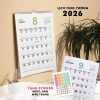 Lịch treo tường 2.026 30x40cm - Lịch Âm, tặng sticker note, ghi chú, chỉ 86.900₫