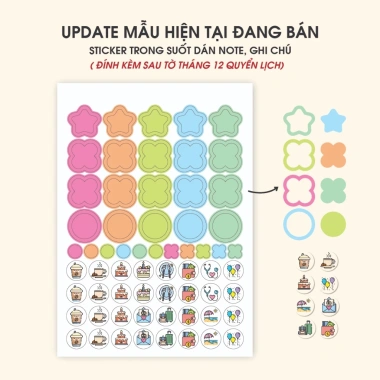 Lịch treo tường 2.026 30x40cm - Lịch Âm, tặng sticker note, ghi chú, chỉ 86.900₫
