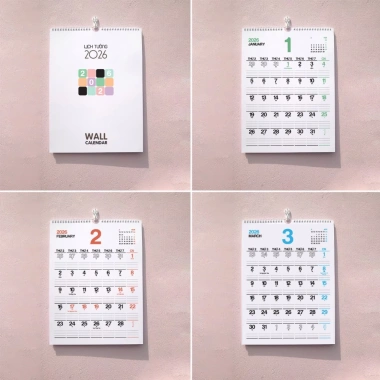 Lịch treo tường 2.026 30x40cm - Lịch Âm, tặng sticker note, ghi chú, chỉ 86.900₫ 4 Lịch treo tường 2.026 30x40cm - Lịch Âm, tặng sticker note, ghi chú, chỉ 86.900₫ 4