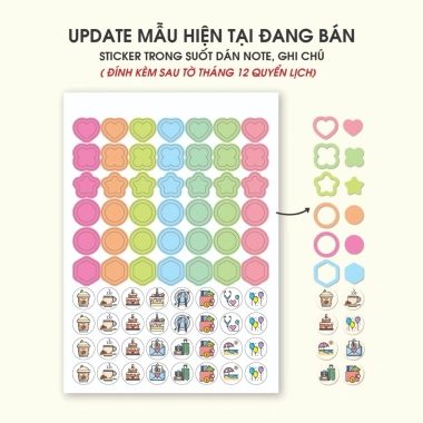 Lịch treo tường 2.026 BASIC có lịch âm, tặng sticker note, planner tiện dụng - 76.900₫ 6 Lịch treo tường 2.026 BASIC có lịch âm, tặng sticker note, planner tiện dụng - 76.900₫ 6