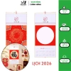 Lịch treo tường 2.026 có ô viết thư pháp - Kèm dây treo và dây tuarua, giá 89.000đ