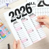 Lịch treo tường 2.026 – Đơn giản, rõ ràng, thiết kế đẹp, lên kế hoạch ngày, trang trí phòng 6