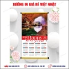 Lịch treo tường 2.026 - Giá 99.000₫, mẫu sẵn & theo yêu cầu, in lấy ngay, Việt Nhật 4