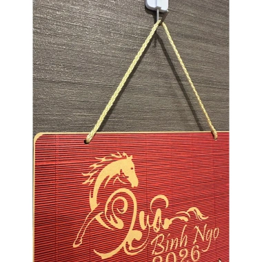 Lịch Treo Tường 2.026 Gỗ MDF mẫu Vận Phú Quý - Giá chỉ 199.000đ, giảm mạnh từ 242.780đ