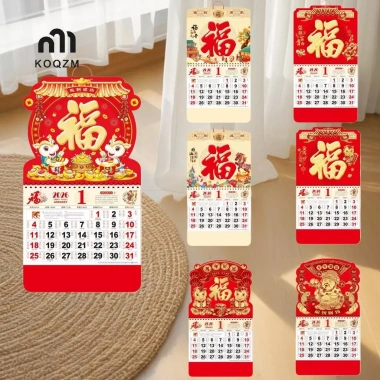 Lịch treo tường 2.026 năm Ngựa - Lịch Tết Nguyên Đán, lên kế hoạch tháng, trang trí văn phòng, giá ưu đãi