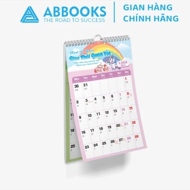 Lịch Treo Tường 2.026 Time Is A Gift - Phiên Bản Tươi Mới Cảm Hứng - 48.000 VNĐ - ABBOOKS