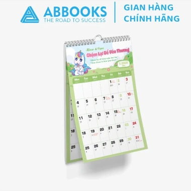 Lịch Treo Tường 2.026 Time Is A Gift - Phiên Bản Tươi Mới Cảm Hứng - 48.000 VNĐ - ABBOOKS