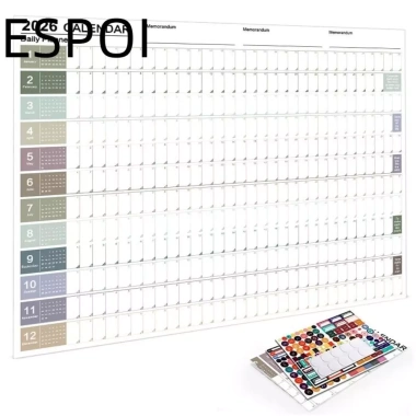 Lịch treo tường ESPOI 2.026 - Bảng kế hoạch, danh sách việc cần làm, ghi nhớ nghị sự, kế hoạch năm - 73.116 VND