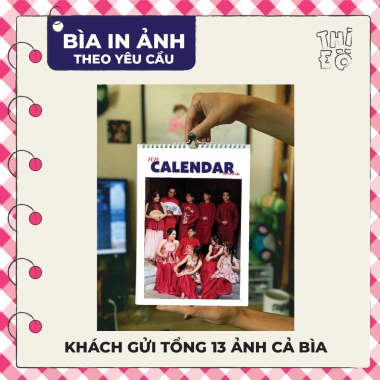 Lịch treo tường mẫu trắng tự thiết kế, in ảnh theo yêu cầu - giá ưu đãi 80.000đ 7 Lịch treo tường mẫu trắng tự thiết kế, in ảnh theo yêu cầu - giá ưu đãi 80.000đ 7