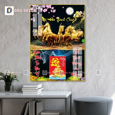 Lịch treo tường Năm Mới 2.026 - Tranh tráng gương nhiều chủ đề, chỉ 217.800₫