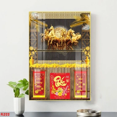 Lịch treo tường Năm Mới 2.026 - Tranh tráng gương nhiều chủ đề, chỉ 217.800₫