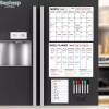 Lịch từ tính BEOHESP Bảng lịch trắng gắn tủ lạnh xóa khô kèm bút lên kế hoạch tháng tại nhà giảm giá 197k