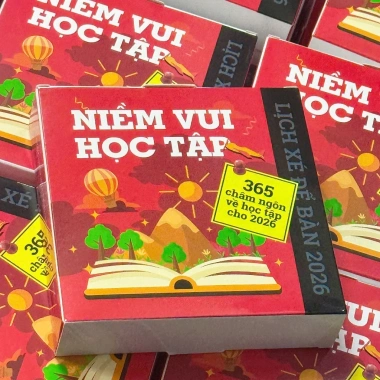 Lịch Xé Để Bàn 2.026 - 365 Châm Ngôn Học Tập - Niềm Vui Học Tập - Giá chỉ 171k 2