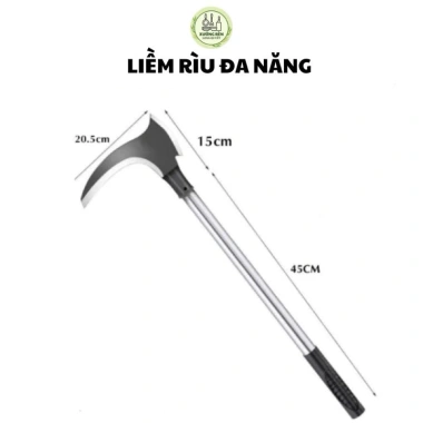 Liềm rìu 2 lưỡi phát cỏ phát cành - Sắc bén, tiện lợi, giá chỉ 72.000đ