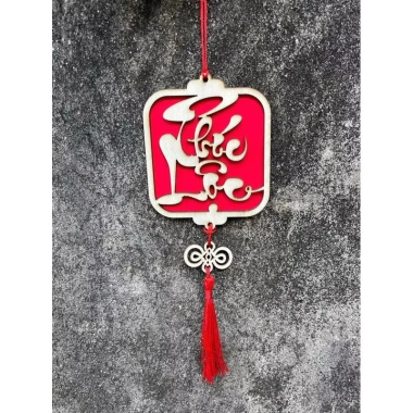 Liễn gỗ treo cây, tua dua gỗ trang trí Tết – Giá chỉ 13.500₫, chất liệu tự nhiên, sáng bóng 8