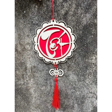 Liễn gỗ treo cây, tua dua gỗ trang trí Tết – Giá chỉ 13.500₫, chất liệu tự nhiên, sáng bóng 10