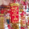 Liễn nhung đỏ treo cây mai, đào tết - Set sỉ 5 cái VPP Trí Tuệ giá ưu đãi 35k 4