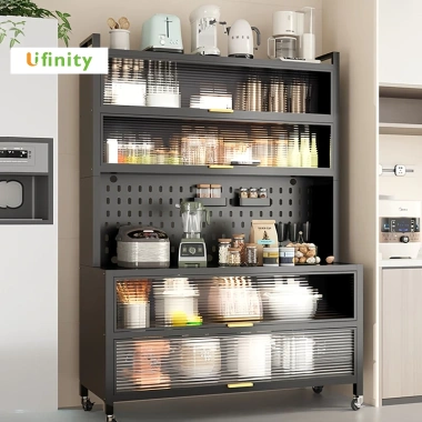 Lifinity Tủ bếp đa năng – Kệ lưu trữ, giá để đồ, kệ lò vi sóng, tiết kiệm không gian 633k