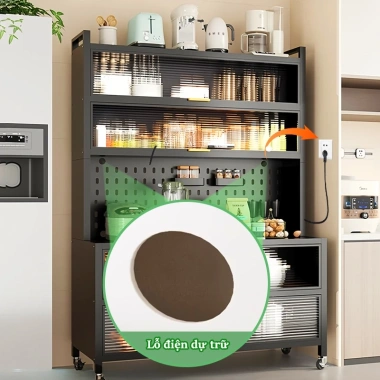 Lifinity Tủ bếp đa năng – Kệ lưu trữ, giá để đồ, kệ lò vi sóng, tiết kiệm không gian 633k 8 Lifinity Tủ bếp đa năng – Kệ lưu trữ, giá để đồ, kệ lò vi sóng, tiết kiệm không gian 633k 8