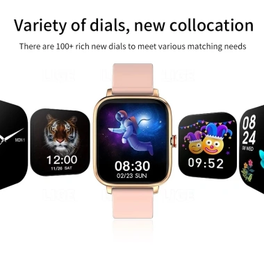 LIGE Đồng Hồ Thông Minh Nam Nữ 1.69inch Bluetooth Chống Nước Thể Thao Theo Dõi Android iOS 8