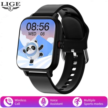 LIGE Đồng Hồ Thông Minh Nam Nữ 1.69inch Bluetooth Chống Nước Thể Thao Theo Dõi Android iOS 9