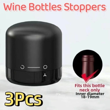 LILYES Nút Chặn Chai 3 Cách Đỏ và Vàng Silicon Chống Rò Rỉ Nhẹ Dùng Cho Bếp - 84.370₫