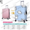 Line Puppy Maltese Hành Lý Giặt Vali Bảo Vệ Chống Trầy Xước 18-32 Inch 150.090 2