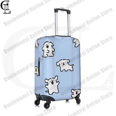 Line Puppy Maltese Hành Lý Giặt Vali Bảo Vệ Chống Trầy Xước 18-32 Inch 150.090