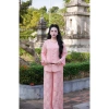 Linh Đan Bộ pháp Phục - Bộ quần áo đi chùa lụa tằm xếp ly tay cúc chéo cổ cao cấp, chỉ 430.000₫ 8