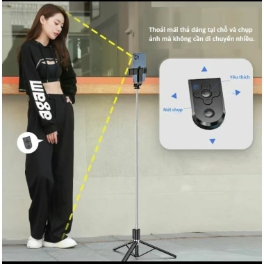 Linh kiện Phụ kiện Gậy chụp ảnh Selfie 3 chân TSS - Chỉ 35.000đ, giảm 7.350đ 2