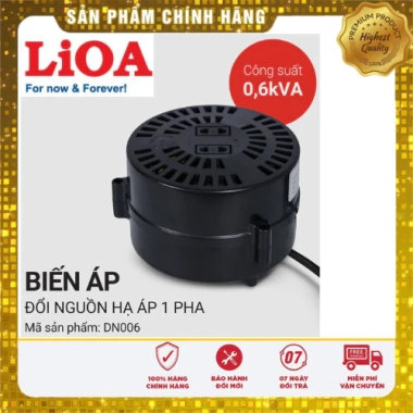 LIOA Biến Áp 220V sang 100V/120V Đổi Nguồn Tự Ngẫu, Bảo Hành 3 Năm, Giá 343k 3