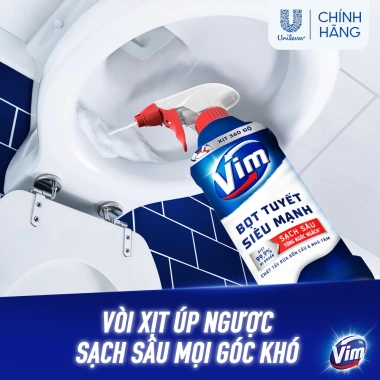 Live Combo 3 chai Bọt Tuyết siêu mạnh tẩy bồn cầu, nhà vệ sinh 500ml - Diệt 99,9% vi khuẩn, giá 136.000 VND 3 Live Combo 3 chai Bọt Tuyết siêu mạnh tẩy bồn cầu, nhà vệ sinh 500ml - Diệt 99,9% vi khuẩn, giá 136.000 VND 3