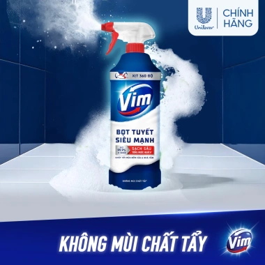 Live Combo 3 chai Bọt Tuyết siêu mạnh tẩy bồn cầu, nhà vệ sinh 500ml - Diệt 99,9% vi khuẩn, giá 136.000 VND