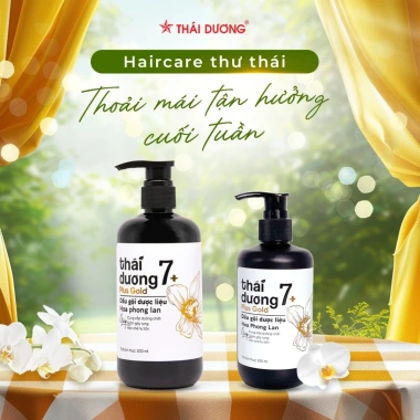Live Dầu gội Thái Dương 7 Plus Gold - Giá 162.000đ kèm quà tặng - Sao Thái Dương 3