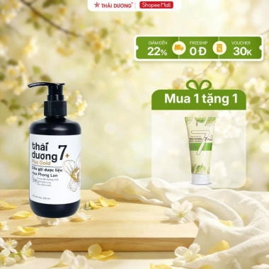 Live Dầu gội Thái Dương 7 Plus Gold - Giá 162.000đ kèm quà tặng - Sao Thái Dương 10
