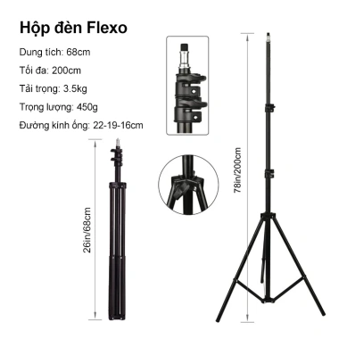 Live Tripod 2M Selfie Stick cho điện thoại, điều khiển từ xa, giá 85.000₫ 10