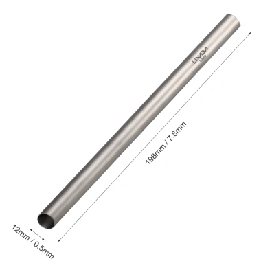 Lixada Ống hút titanium siêu nhẹ 17g - Dùng lại, thân thiện môi trường, cắm trại & nhà 3