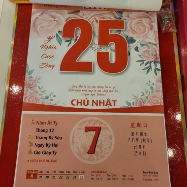 Llịch treo tường 2.026 - Bloc 365 tờ 29x42cm hoa & phong cảnh, giá ưu đãi 169.000₫