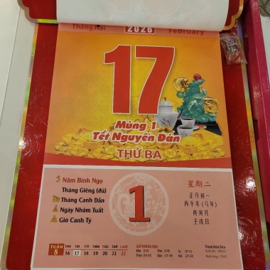 Llịch treo tường 2.026 - Bloc 365 tờ 29x42cm hoa & phong cảnh, giá ưu đãi 169.000₫